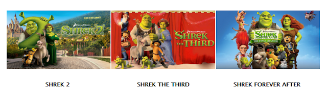 Shrek sequels on Netflix