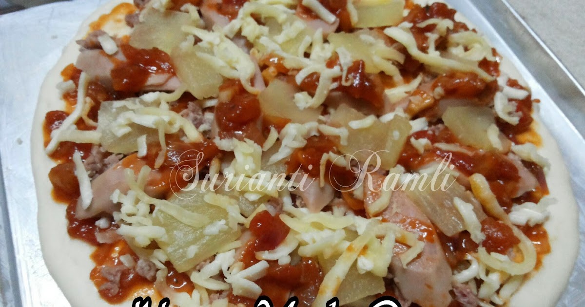 Jom masak: Jom dinner dengan home made pizza yang mudah 