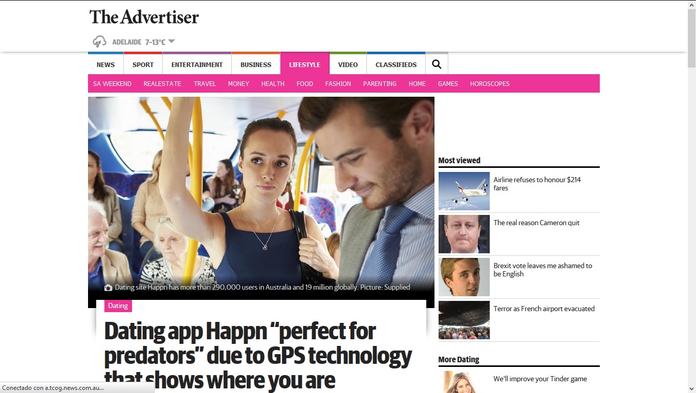"Breaking the online dating sound barrier": article: Dating app Happn ...