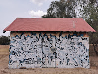 Wagga Wagga Street Art | Ashmont Skate Park mural by Styles400_ & Kyle Pearson