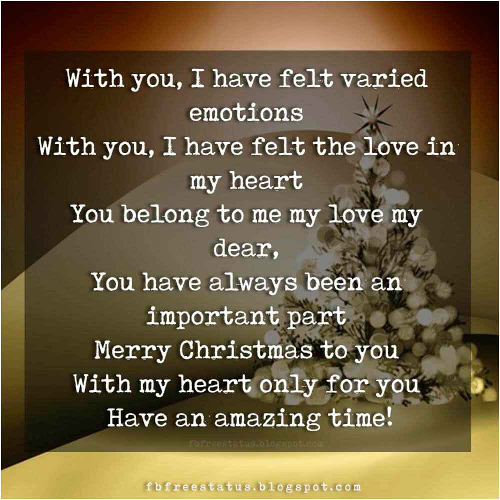 Christmas Love Quotes for Boyfriend and Girlfriend with Images