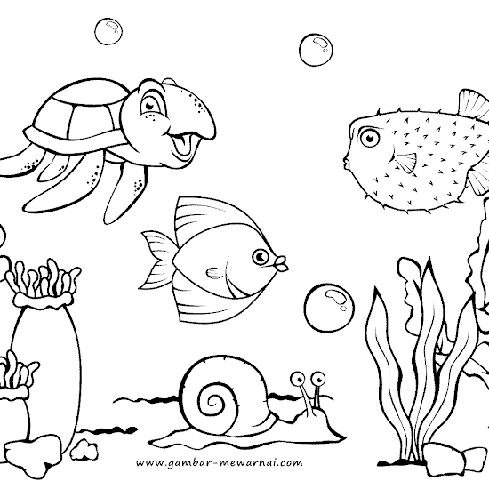 Gambar Mewarnai Pemandangan Bawah Laut warnai gambar Gambar Mewarnai Pemandangan Bawah Laut warnai gambar