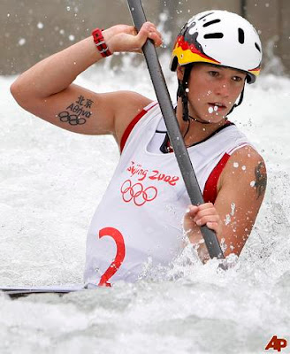 Hot Jennifer Bongardt is a German slalom canoer