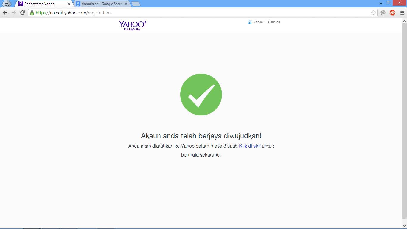 Cara Membuat Email Baru di Yahoo Indonesia gambar 4