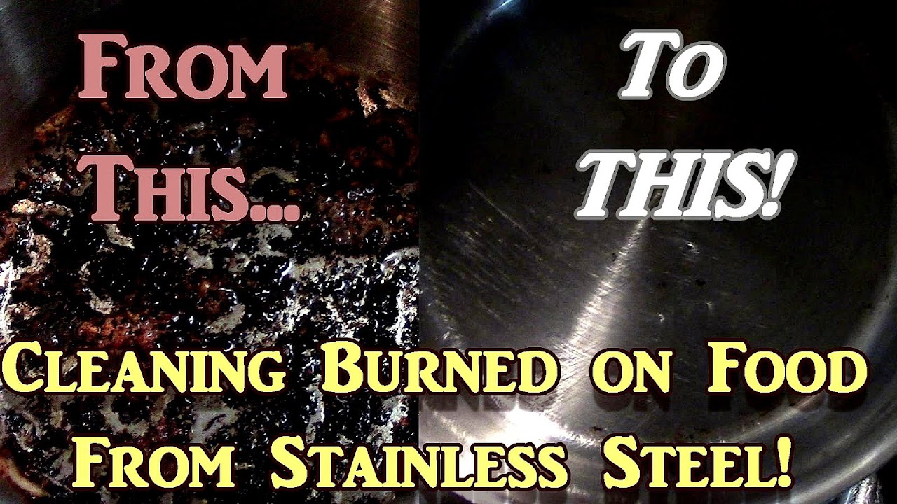 How To Clean Baked On Grease From Stainless Steel