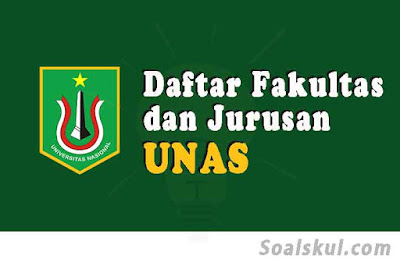 daftar fakultas jurusan unas