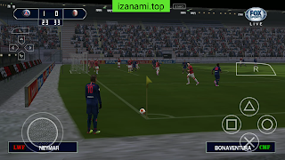 (300MB) Télécharger Small Size PES 2019 PPSSPP + Caméra PS4 sur le dernier Android