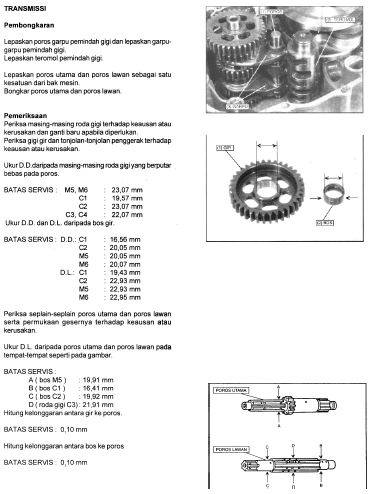 Cara Belah Bak Tengah Mesin Tiger 2000