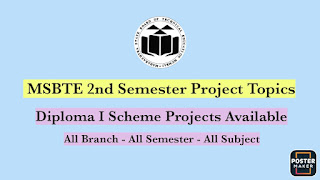 MSBTE Computer Engineering 2nd Semester Micro Project Topics For All Subjects | MSBTE Diploma Projects | Diploma I Scheme Projects Available FREE