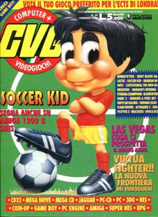 C+VG Computer+Videogiochi 34 - Febbraio 1994 | PDF HQ | Mensile | Videogiochi
C+VG Computer+Videogiochi era una rivista dedicata ai videogiochi edita dal Gruppo Editoriale Jackson. La rivista era la controparte italiana della rivista inglese Computer and Video Games edita da Emap, che a quel tempo risultava essere la rivista di videogiochi più venduta al mondo.
Con C+VG Computer+Videogiochi il Gruppo Editoriale Jackson cercava di rientrare nell'editoria dei videogiochi dopo la chiusura della precedente storica rivista Videogiochi. Tra i suoi redattori la rivista poteva vantare la presenza di Fabio Rossi, famoso per essere stato uno dei primi videogiocatori professionisti italiani.