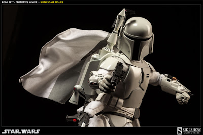 Sideshow Collectibles 1/6 Scale Star Wars 12" Prototype Armor Boba Fett Figure