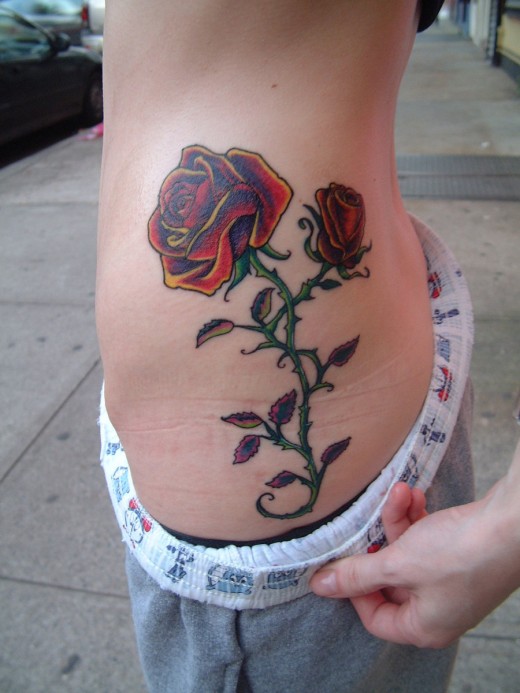 Rose Tattoo Designs For Women