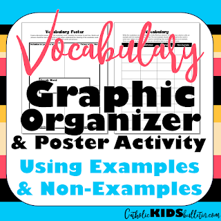 Vocabulary Graphic Organizer Using Examples & Non-Examples