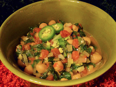 Spinach w/ Chickpeas