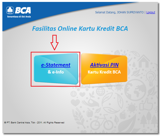 Cek Tagihan Kartu Kredit BCA e Statement