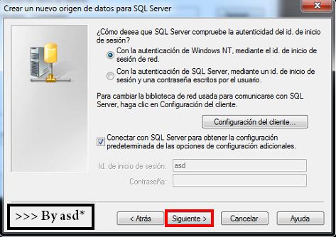 Configurando el registro