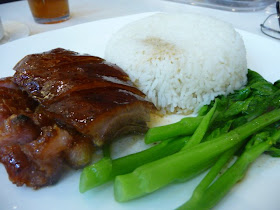 Roast Goose Barbecue Pork Rice Xinwenhua Shenzhen 烧鹅叉烧饭 新文华 深圳