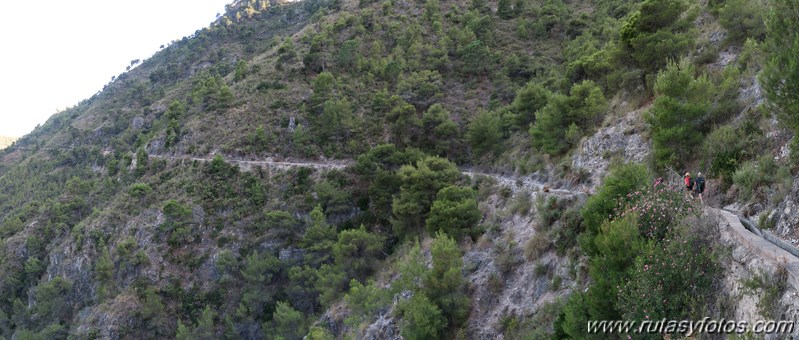 Frigiliana - Rio Higueron - Acequia de Lizar