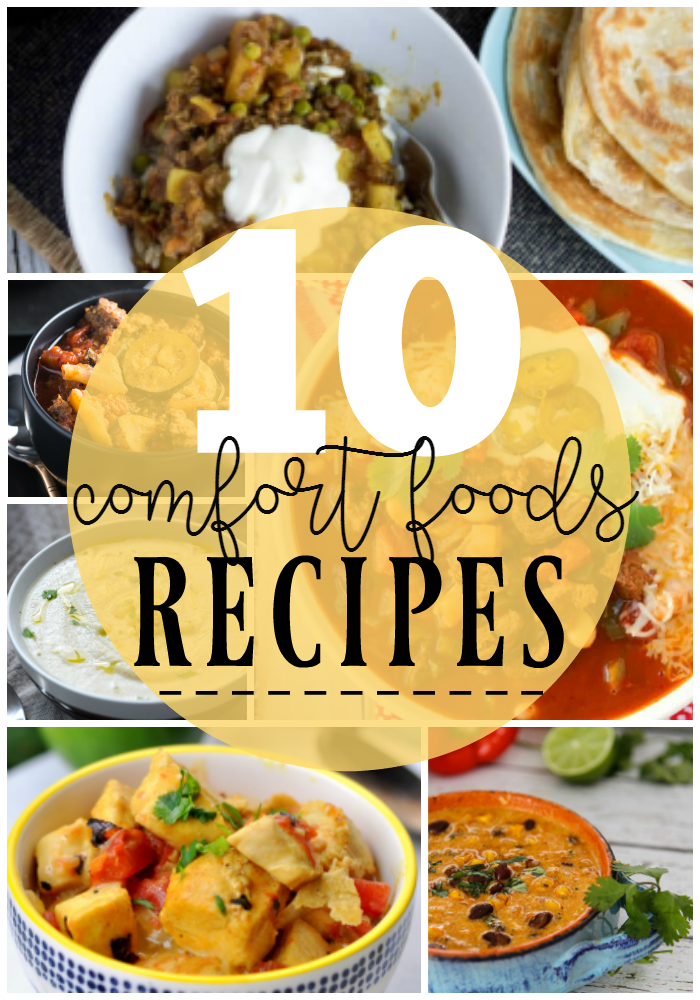 10 Comfort Foods Recipes at GingerSnapCrafts.com #recipes #comfortfoods