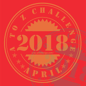 2018 #AtoZchallenge participation badge