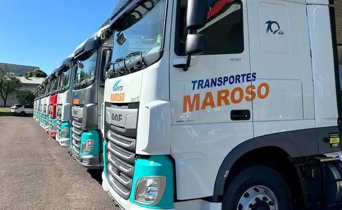 Transportes Maroso adquire 10 caminhões DAF XF 480