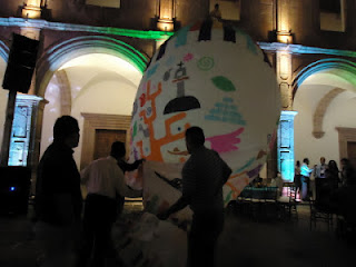 Exhibición de Globos de Cantoya Feria de Turismo Cultural en Morelia