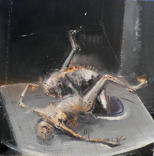Olivier De Sagazan pinturas macabras perturbadoras pesadelos
