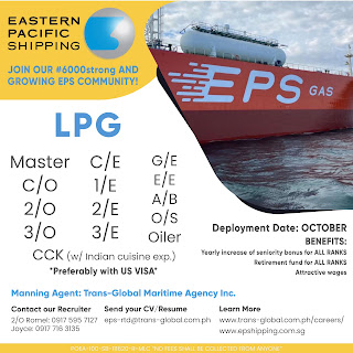 lpg tanker vacancy