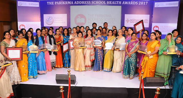 AddressHealth and Parikrma Humanity Foundation felicitate schools with innovative healthcare practices