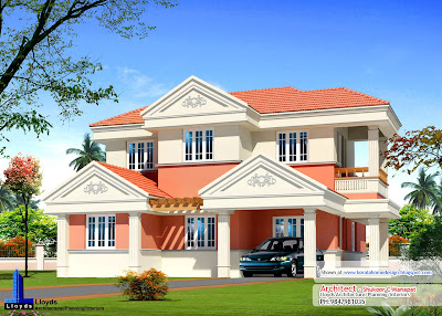 Kerala Villa Plan Elevation