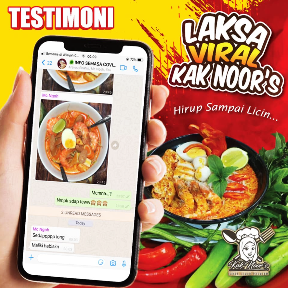 Laksa Viral Kak Noor's