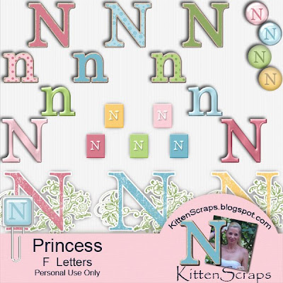 http://kittenscraps.blogspot.com/2010/01/princess-letter-n-freebie.html