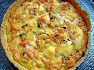 Quiche delícia de Camarão