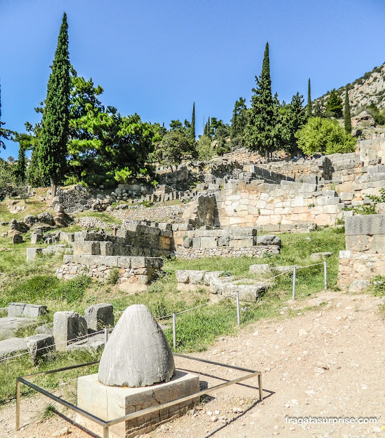 Santuário de Delfos na Grécia