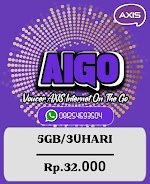 Voucer Axis 5GB/30HARI