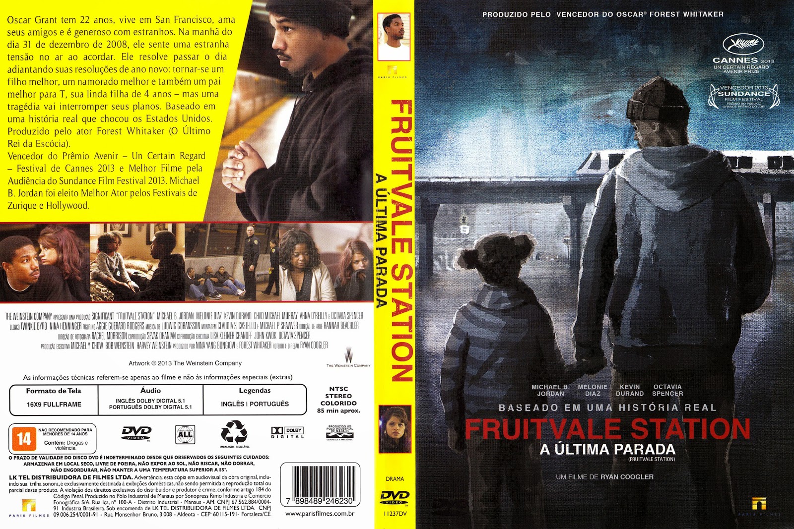 Capa DVD Fruitvale Station A Última Parada