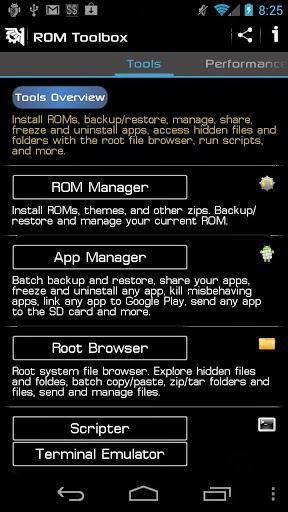 ROM Toolbox Lite Android Apps