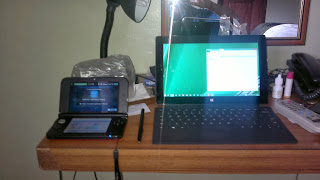 Nintendo 3DS XL and Microsoft Surface Pro