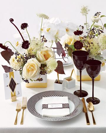 Black White and Gold Wedding Color Ideas