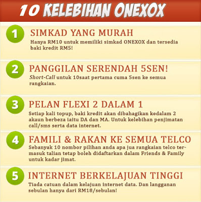 10 Kelebihan ONEXOX