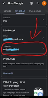 Cara Mengganti Nomor Telepon Gmail Di Android