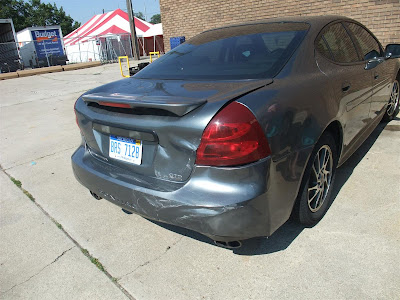 car accident, pontiac grand prix, detroit, I-75, rear end