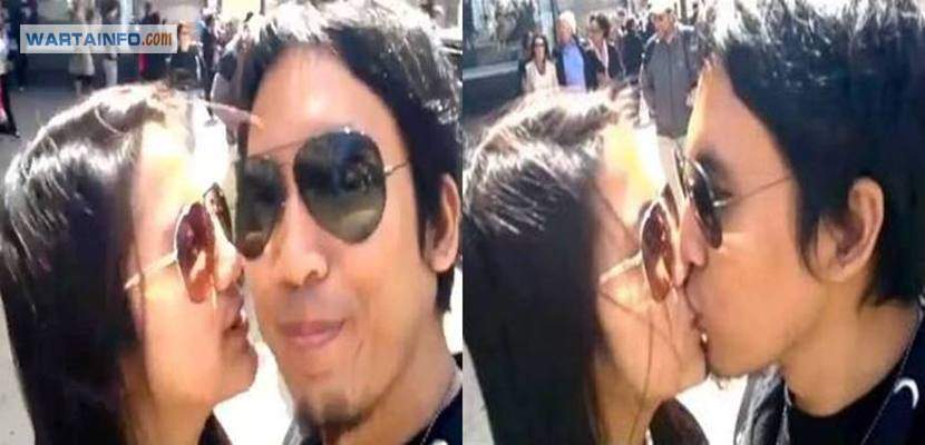 Foto skandal Ciuman bibir Hot Mesra Alyssa Soebandono dan Desta Artis cantik Indonesia di tempat umum