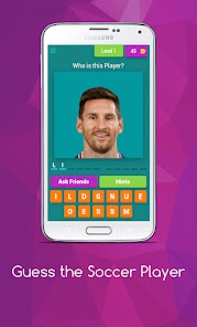 App Guess the Soccer Player Trivia