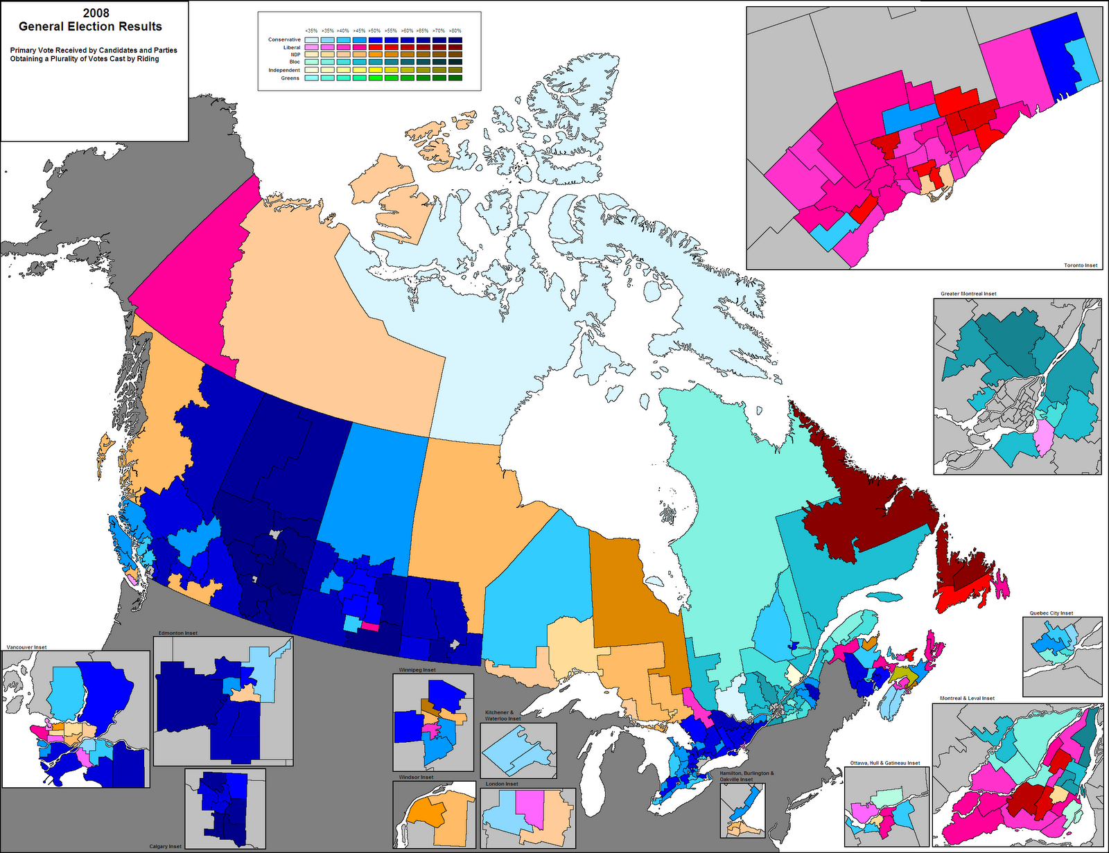 Canadian Election Atlas: Federal elections