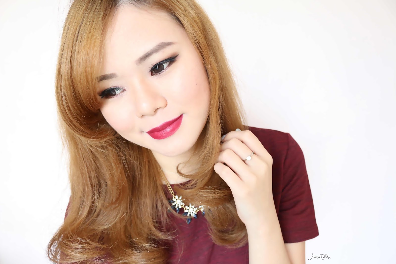 Burgundy Fall Inspired Makeup Tutorial Video Jean Milka