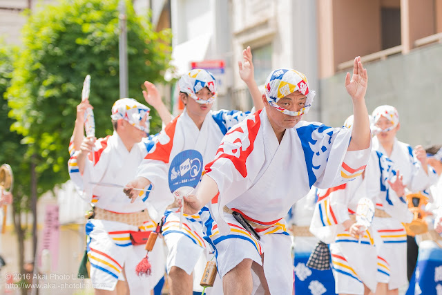 飛鳥連、マロニエ祭り、男踊りの写真 その1