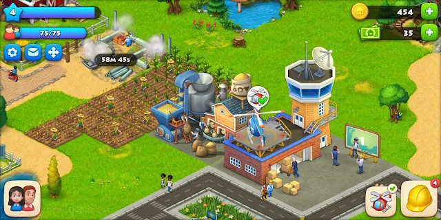 لعبة Township | لعبة المزرعة السعيدة وقطار نقل البضائع ألعاب أونلاين