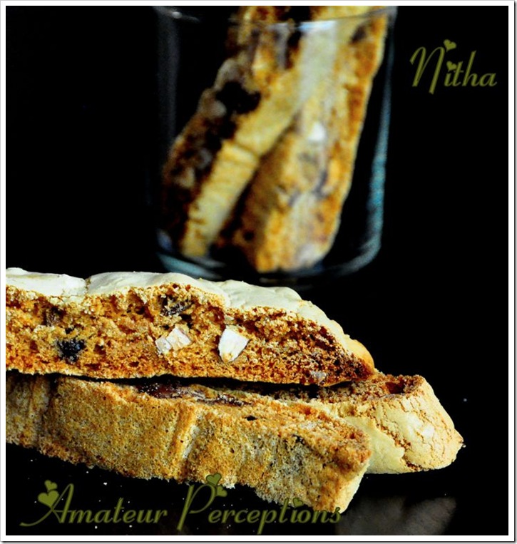 Almond Chocolate Biscotti 1