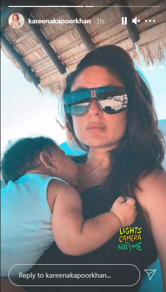 Actress Gossips: Jeh Ali Khan takes nap in mom Kareena Kapoor Khan's arms, adorable pictures goes VIRAL